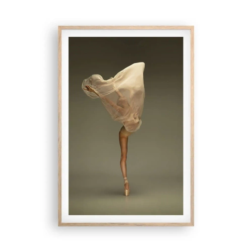 Plakát v rámu světlý dub - Hned poletí - 61x91 cm