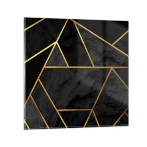 Obraz na skle - Temnota a světlo - 30x30 cm