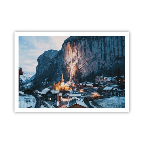 Plakát - Světlý duch zimy - 100x70 cm