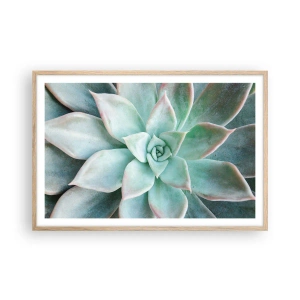 Plakát v rámu světlý dub - Srdce pouště - 91x61 cm