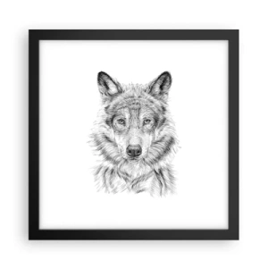 Plakát v černém rámu - Rozený vůdce - 30x30 cm