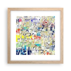 Plakát v rámu světlý dub - Prostě potěší oči - 30x30 cm