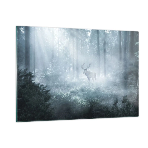 Obraz na skle - Ranní obchůzka sídliště - 120x80 cm