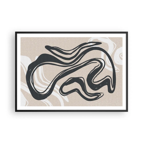 Plakát v černém rámu - Znásobená exprese - 100x70 cm