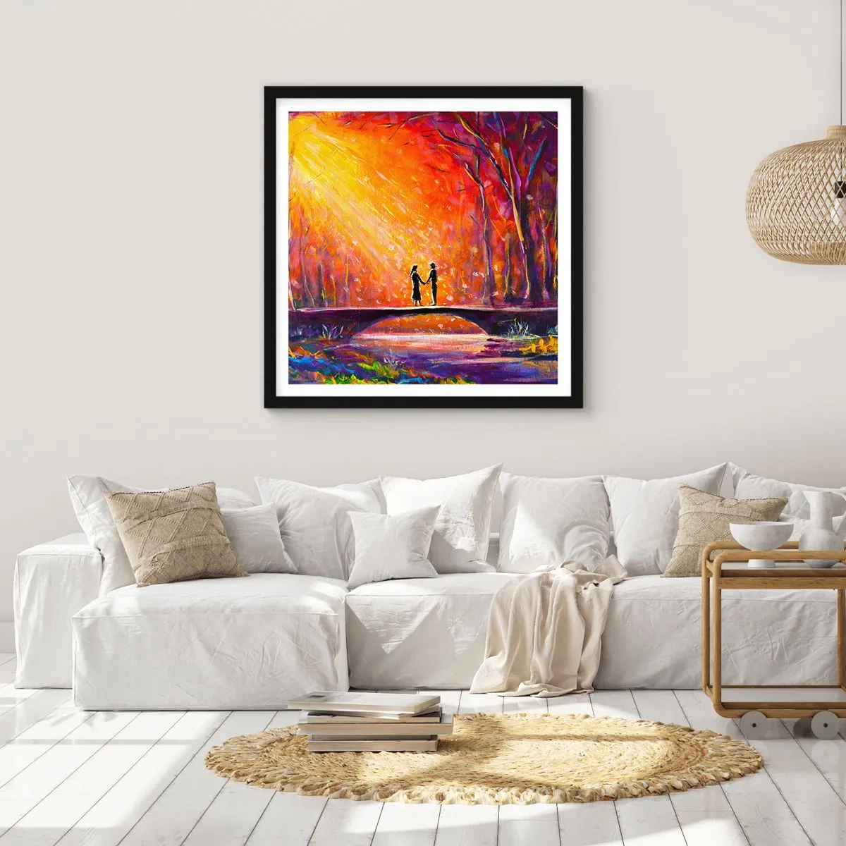 Plakát v černém rámu - Nebe je taky miluje - 40x40 cm