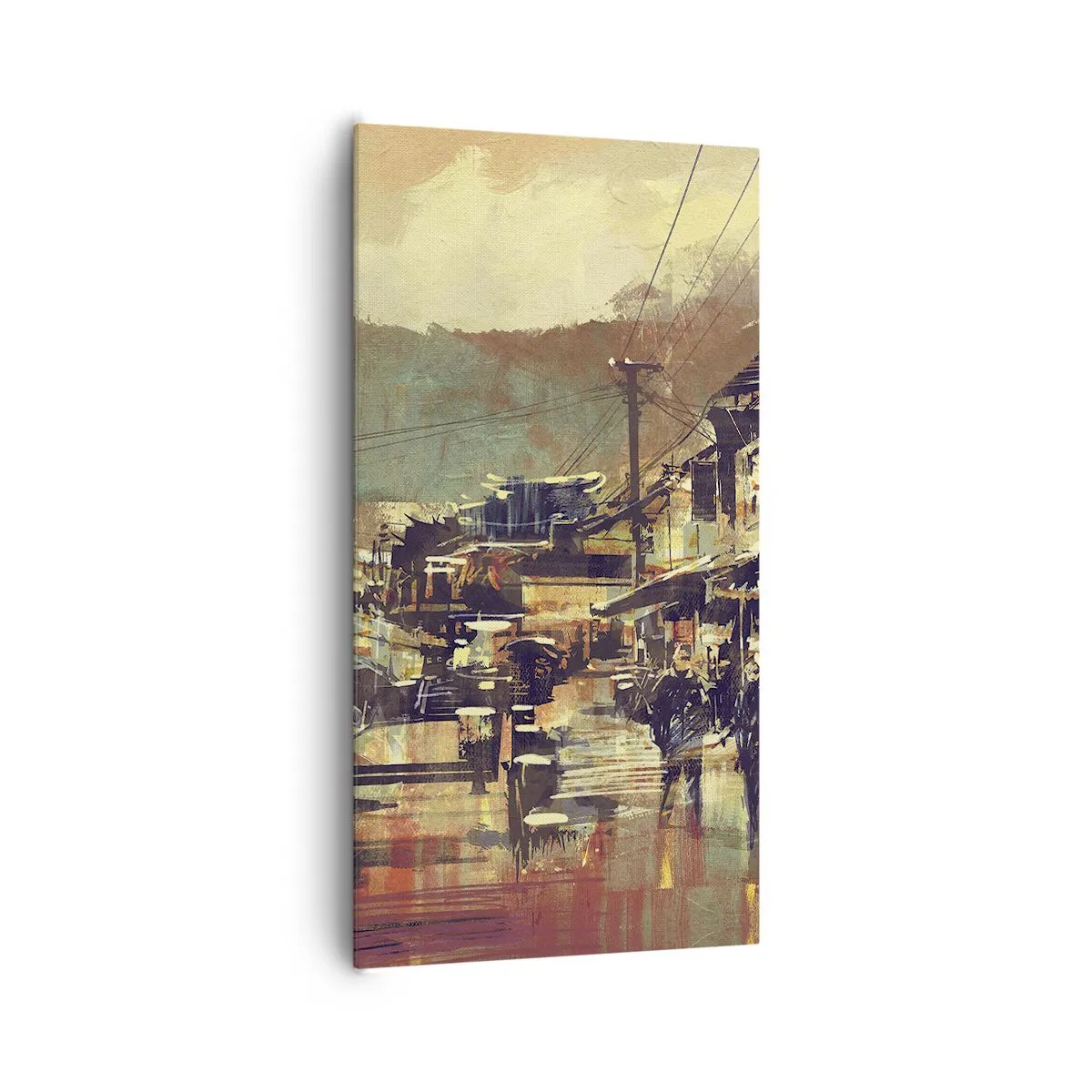 Obraz na plátně - Život jako bohatství šedi - 65x120 cm