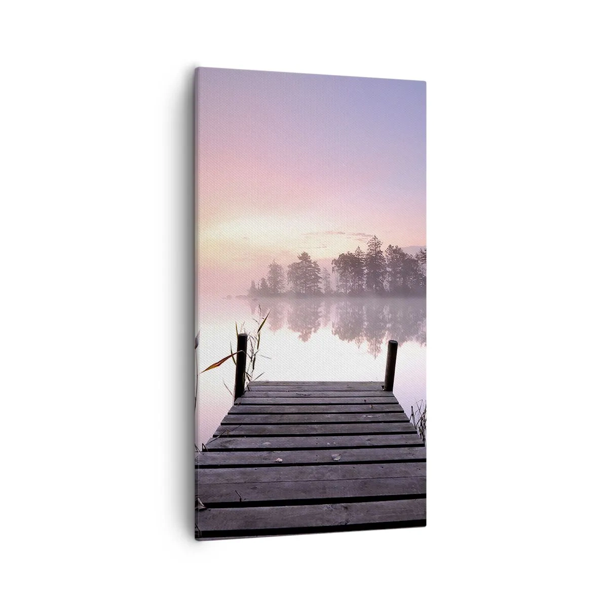 Obraz na plátně - Z liliové mlhy… - 55x100 cm