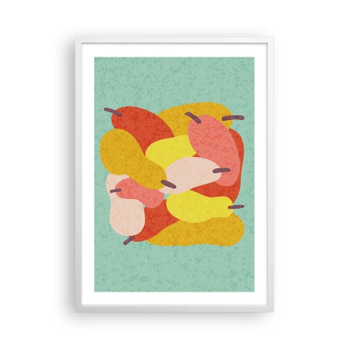Plakát v bílém rámu - Ochutnejte letní slunce - 50x70 cm