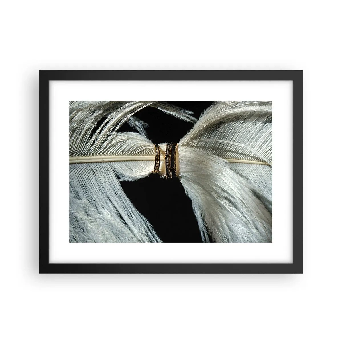 Plakát v černém rámu - …a neopustím tě…. - 40x30 cm