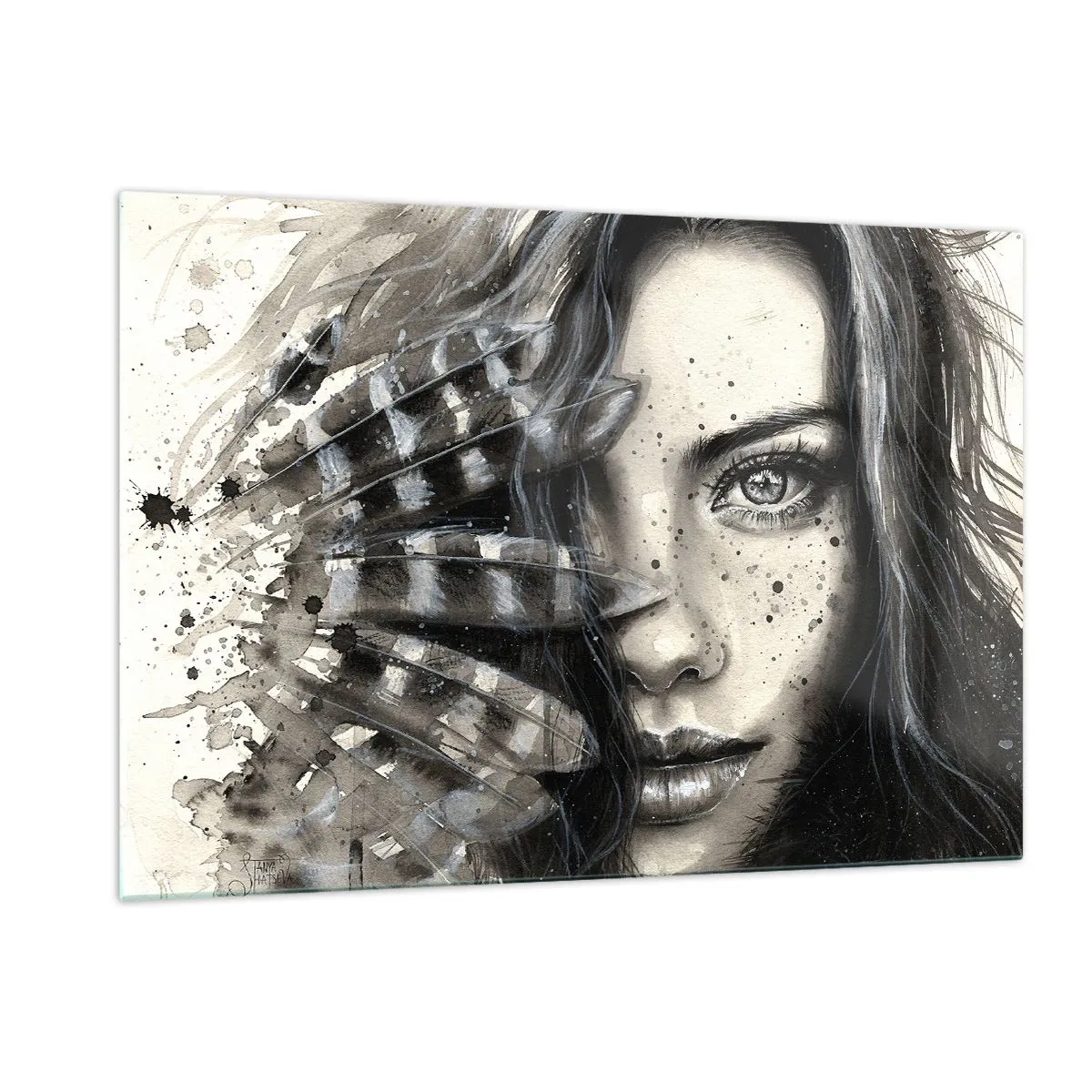 Obraz na skle - Divoká krása - 120x80 cm