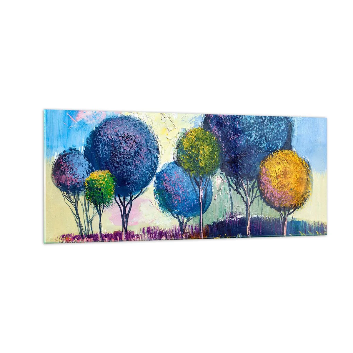 Obraz na skle - Koule - tvar ideálu - 100x40 cm