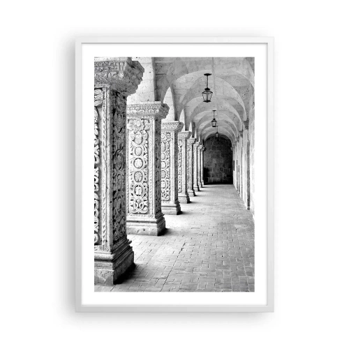 Plakát v bílém rámu - Kam...? - 50x70 cm