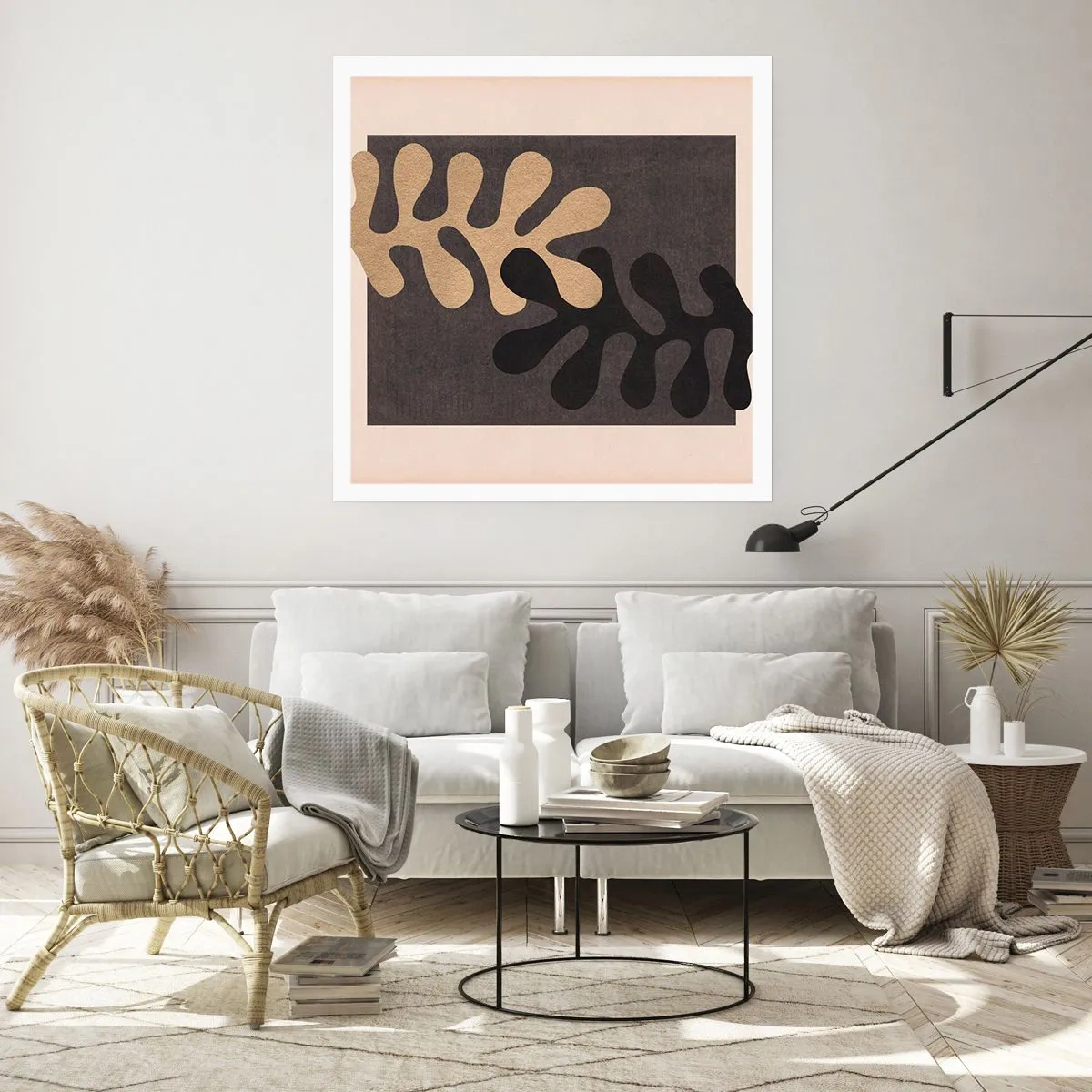 Plakát - Nepřítomnost a doplnění - 60x60 cm