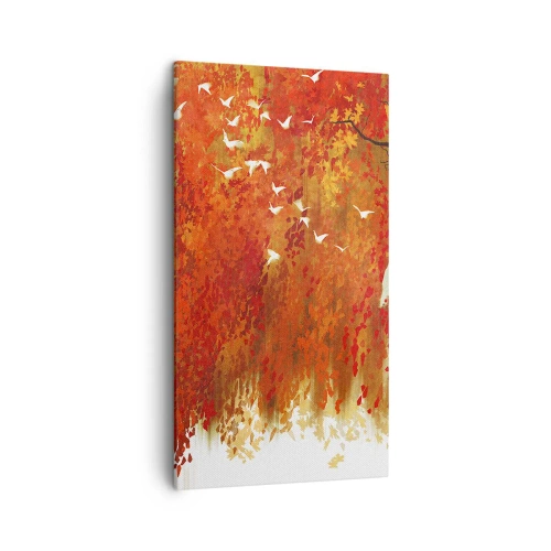 Obraz na plátně - Poletí s nimi? - 45x80 cm