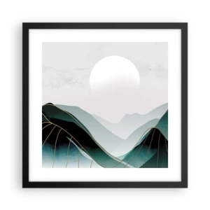 Plakát v černém rámu - V plném majestátu - 40x40 cm