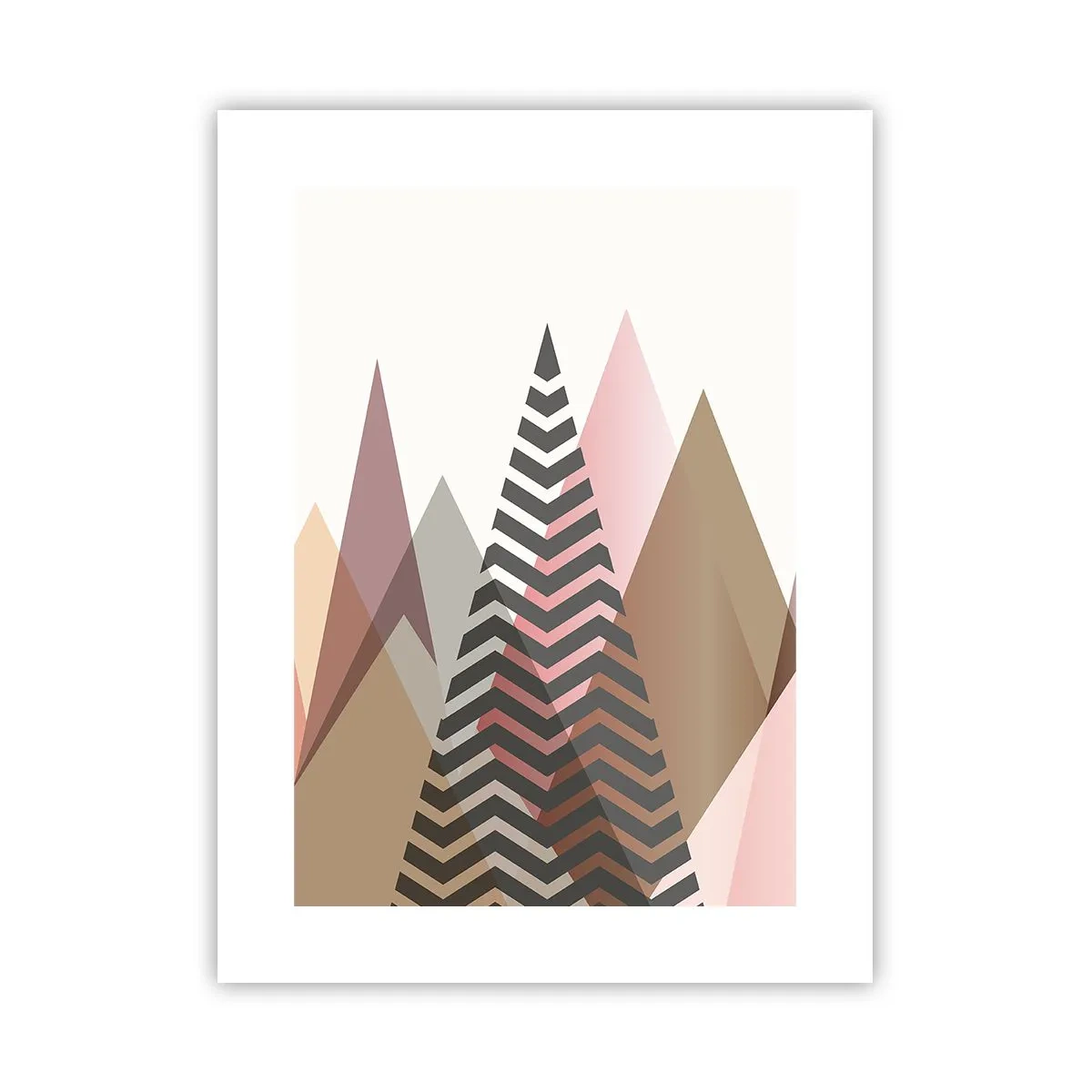 Plakát - Pyramidální pohled - 30x40 cm