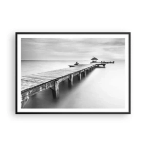 Plakát v černém rámu - Daleko od nás - 100x70 cm