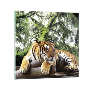 Obraz na skle - S úctou - 30x30 cm