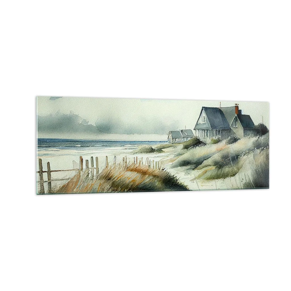 Obraz na skle - Daleko od shonu - 140x50 cm