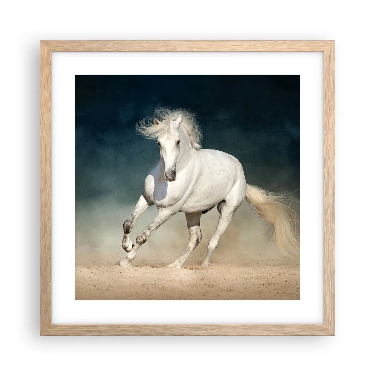 Plakát v rámu světlý dub - Svoboda v čistém stavu - 40x40 cm