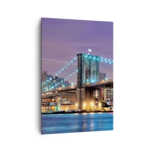 Obraz na plátně - Po mnoho let Brooklynský most - 70x100 cm