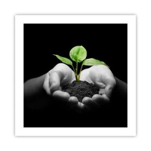 Plakát - Miluji přírodu, chráním ji - 50x50 cm