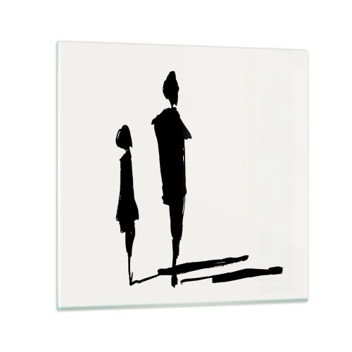 Obraz na skle - Určitě spolu? - 30x30 cm