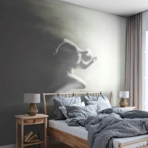 Fototapeta Standard Eco - Dynamická silueta muže v pohybu, zachycená abstraktně - 100x70cm - Nezastavitelný - Moderní nástěnná dekorace do obývacího pokoje a ložnice ARTTOR