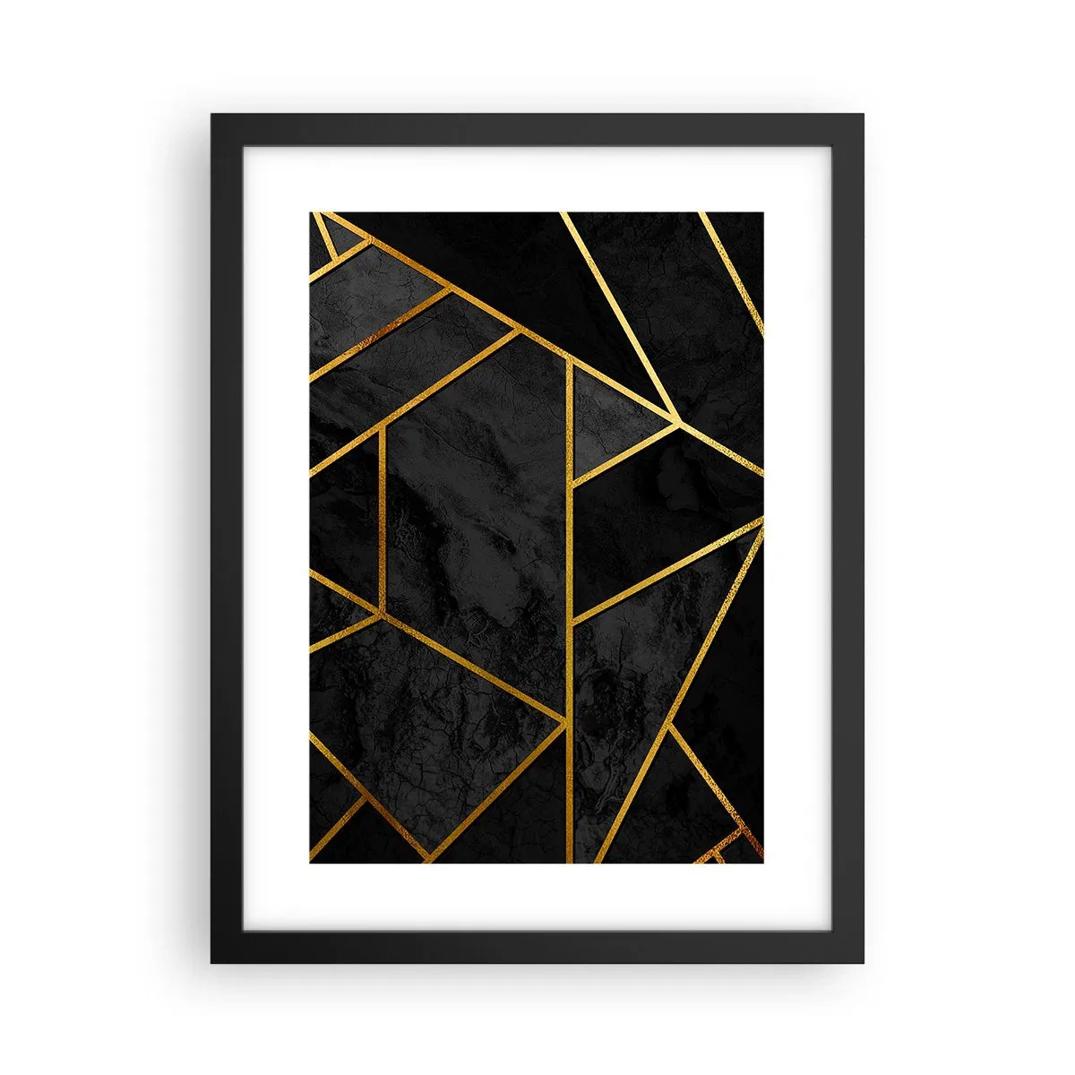 Plakát v černém rámu - Temnota a světlo - 30x40 cm