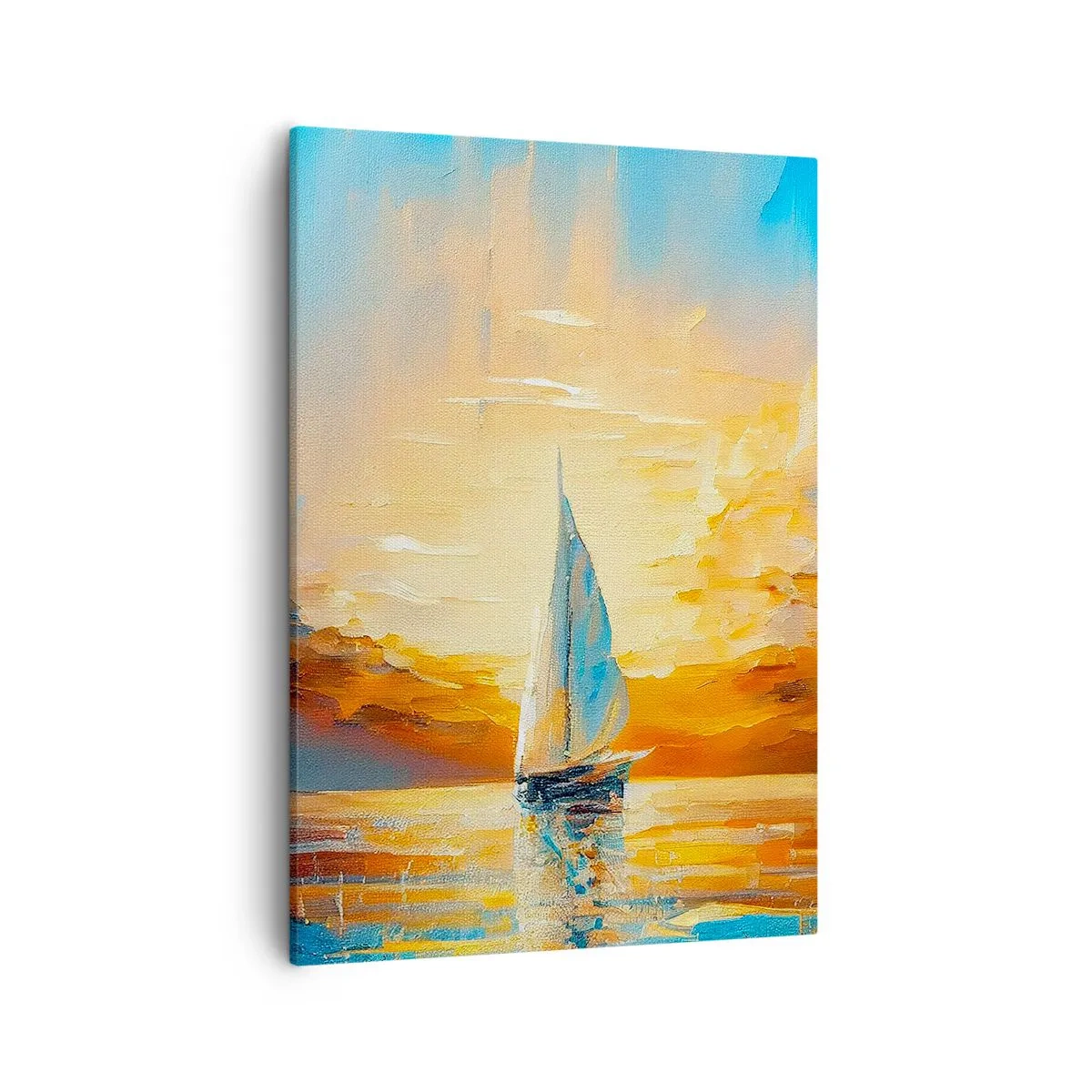 Obraz na plátně - Plavba ve zlatě - 50x70 cm