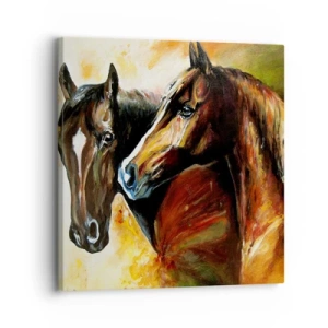 Obraz na plátně - Dvakrát více půvabu - 30x30 cm