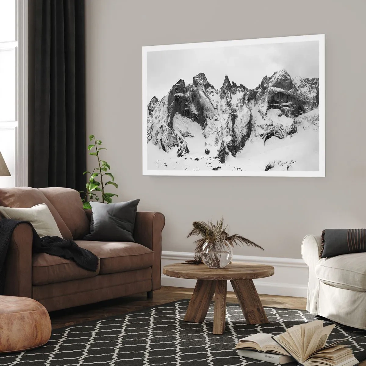 Plakát - Hrozivý žulový hřeben - 100x70 cm