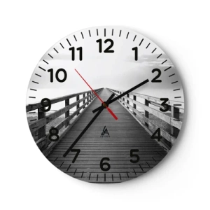 Nástěnné hodiny - Do dálky… - 40x40 cm