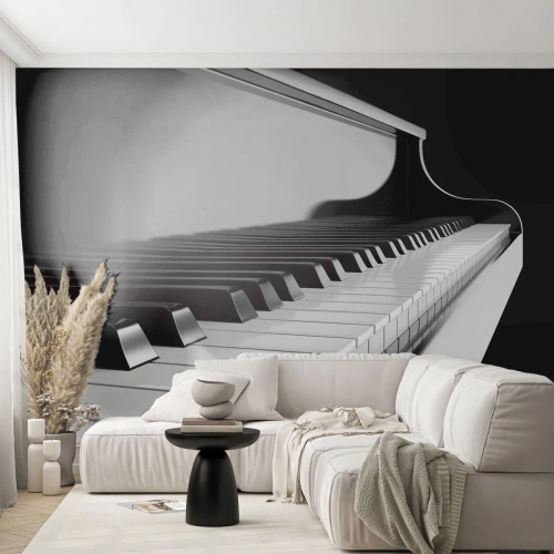 Fototapeta Premium Sand - Harmonie tvarů a barev - Klavír, Klavír, Hudba - 400x280 cm