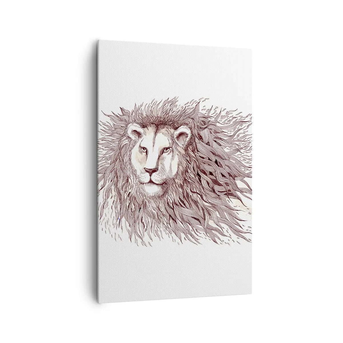 Obraz na plátně - Ohnivý vládce - 80x120 cm