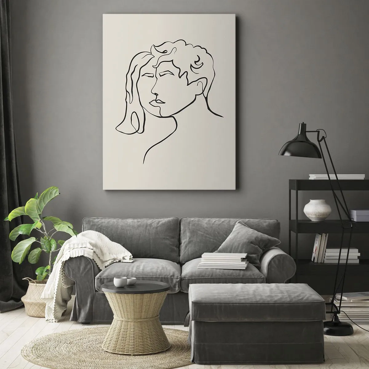 Obraz na plátně - A byla jednota - 45x80 cm