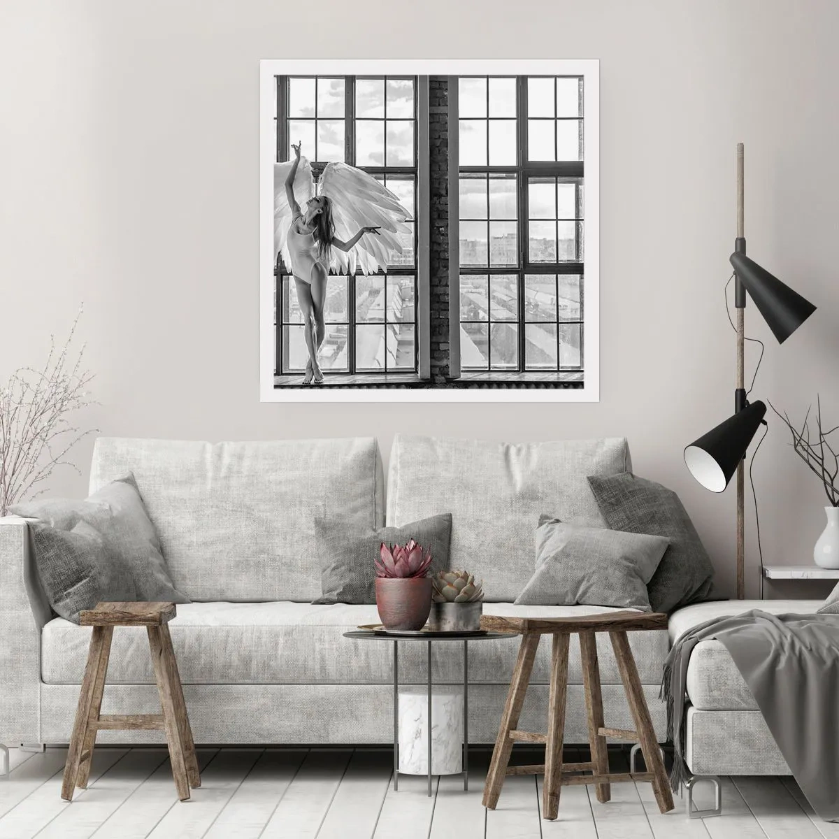 Plakát - Město andělů? - 50x50 cm