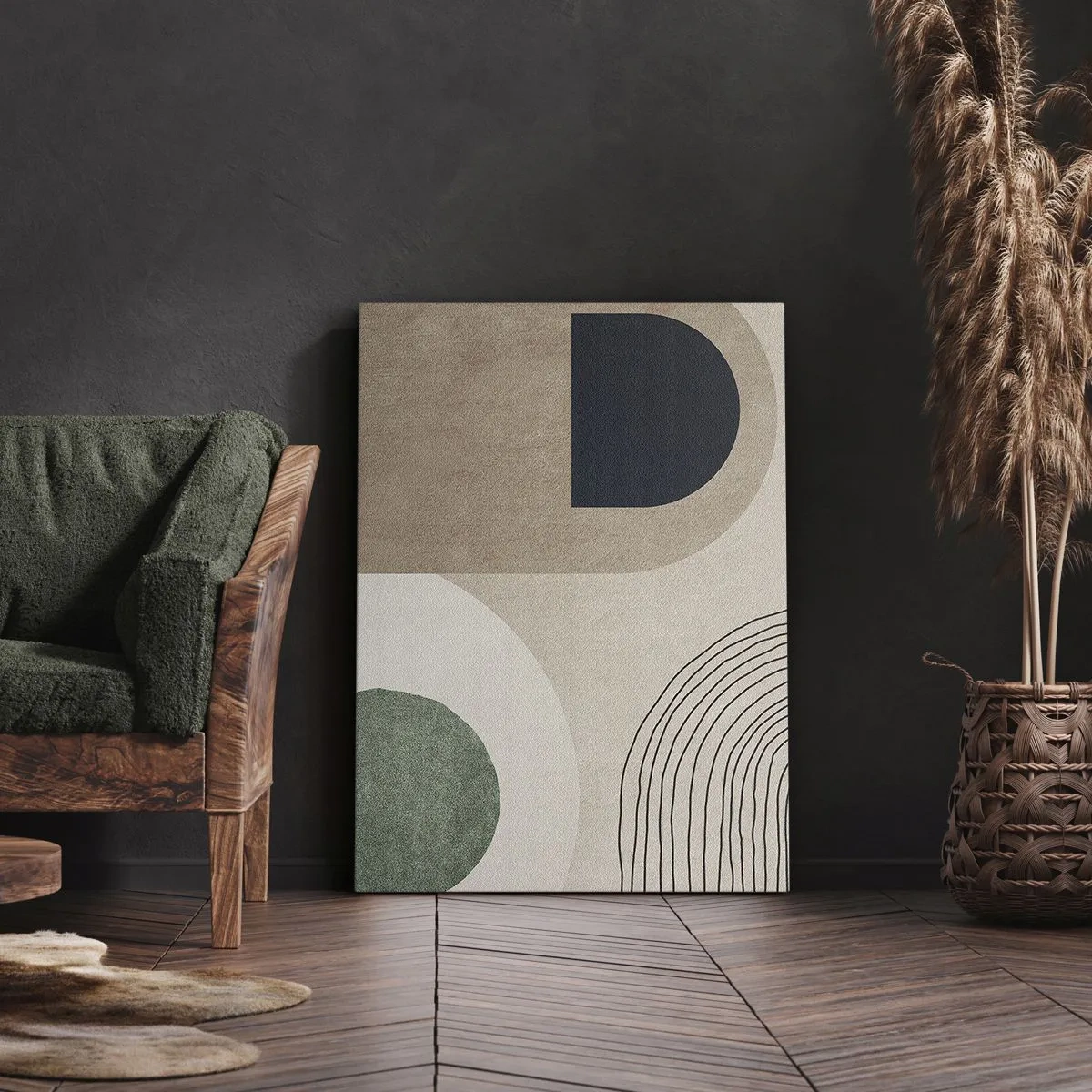 Obraz na plátně - Něžnost oválu - 45x80 cm