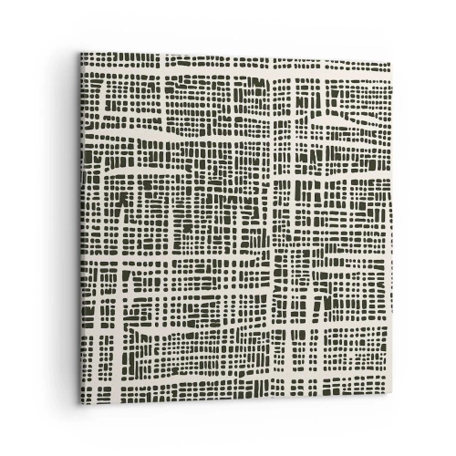 Obraz na plátně - Tkaná kompozice - 50x50 cm