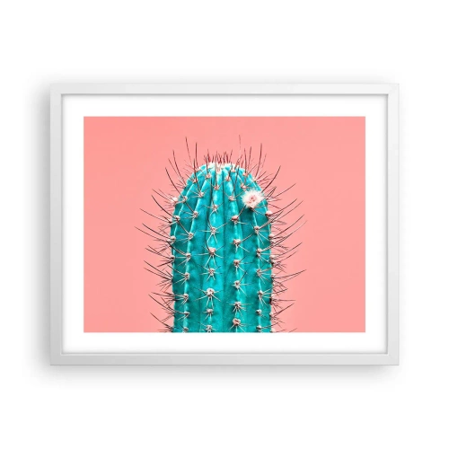 Plakát v bílém rámu - Jen koukej - 50x40 cm