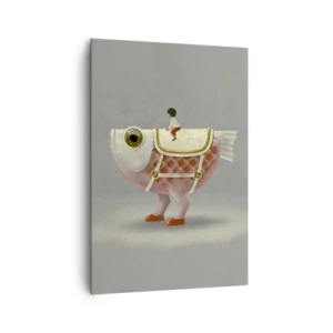 Obraz na plátně - Rybí jezdec - 70x100 cm