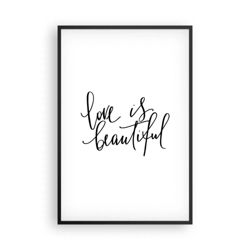 Plakát v černém rámu - Přečti a zopakuj - 61x91 cm