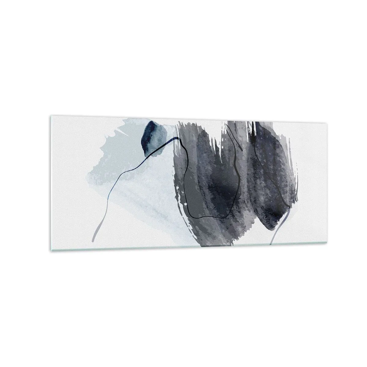 Obraz na skle - Intenzita a pohyb - 120x50 cm