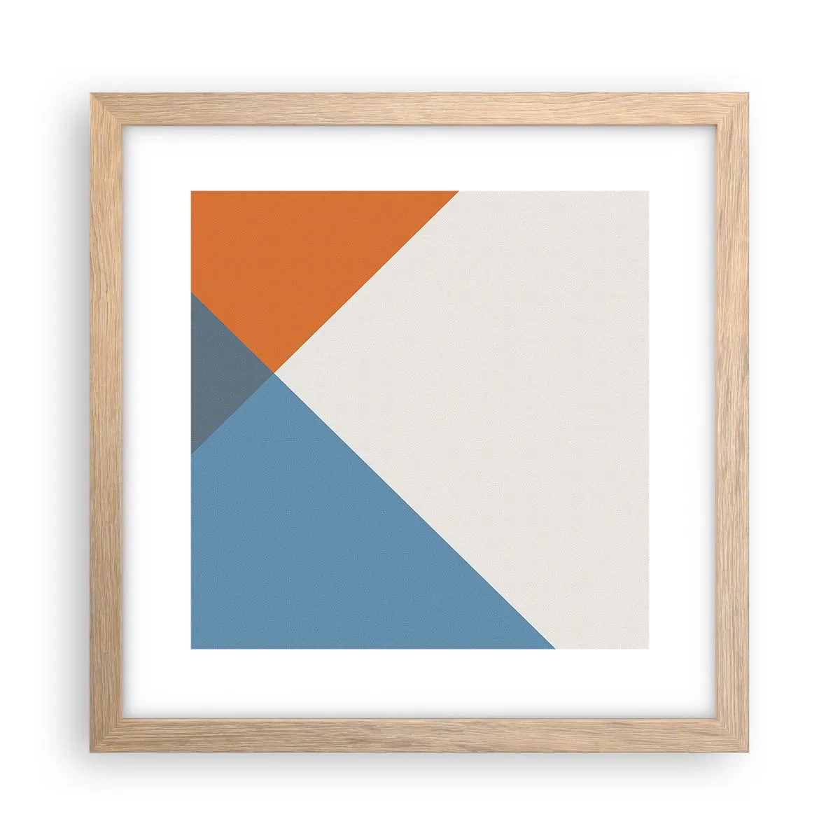Plakát v rámu světlý dub - Pod úhlem… - 30x30 cm