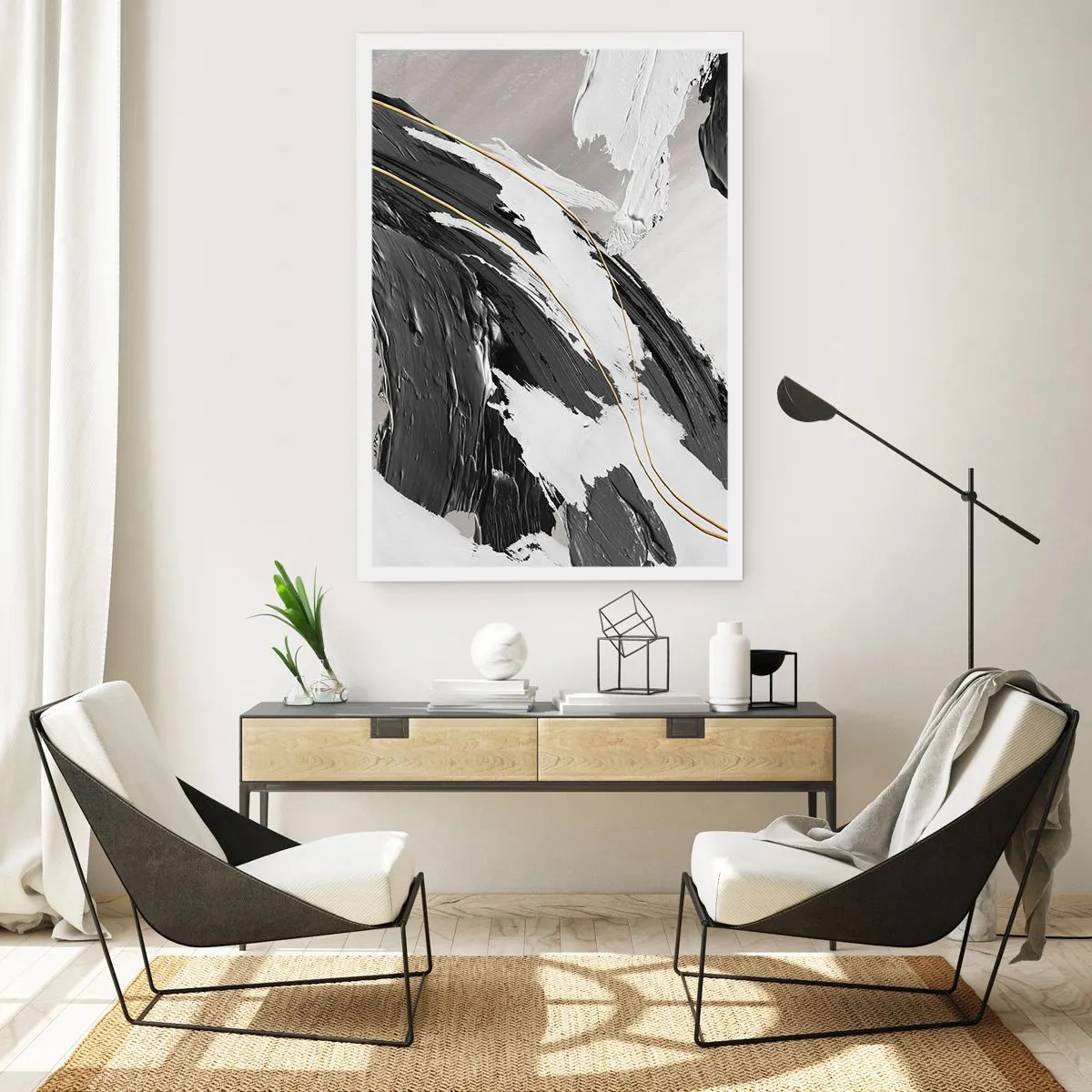 Plakát - Velkorysá abstrakce - 61x91 cm