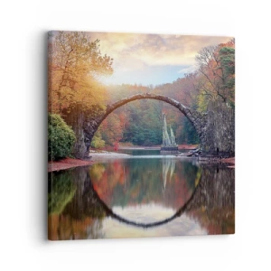 Obraz na plátně - Za zrcadlem - 30x30 cm