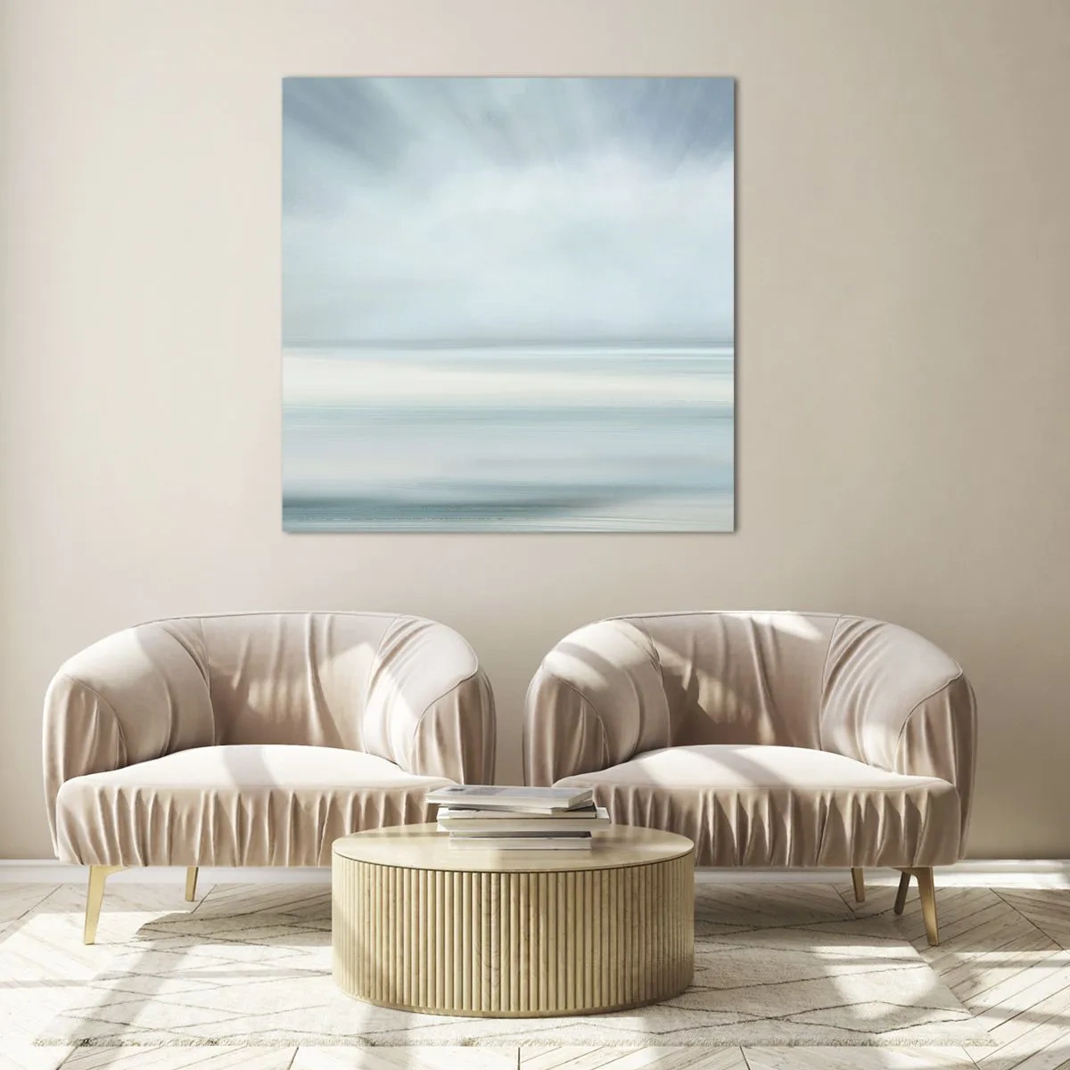 Obraz na skle - Klid až kam oko sahá - 50x50 cm