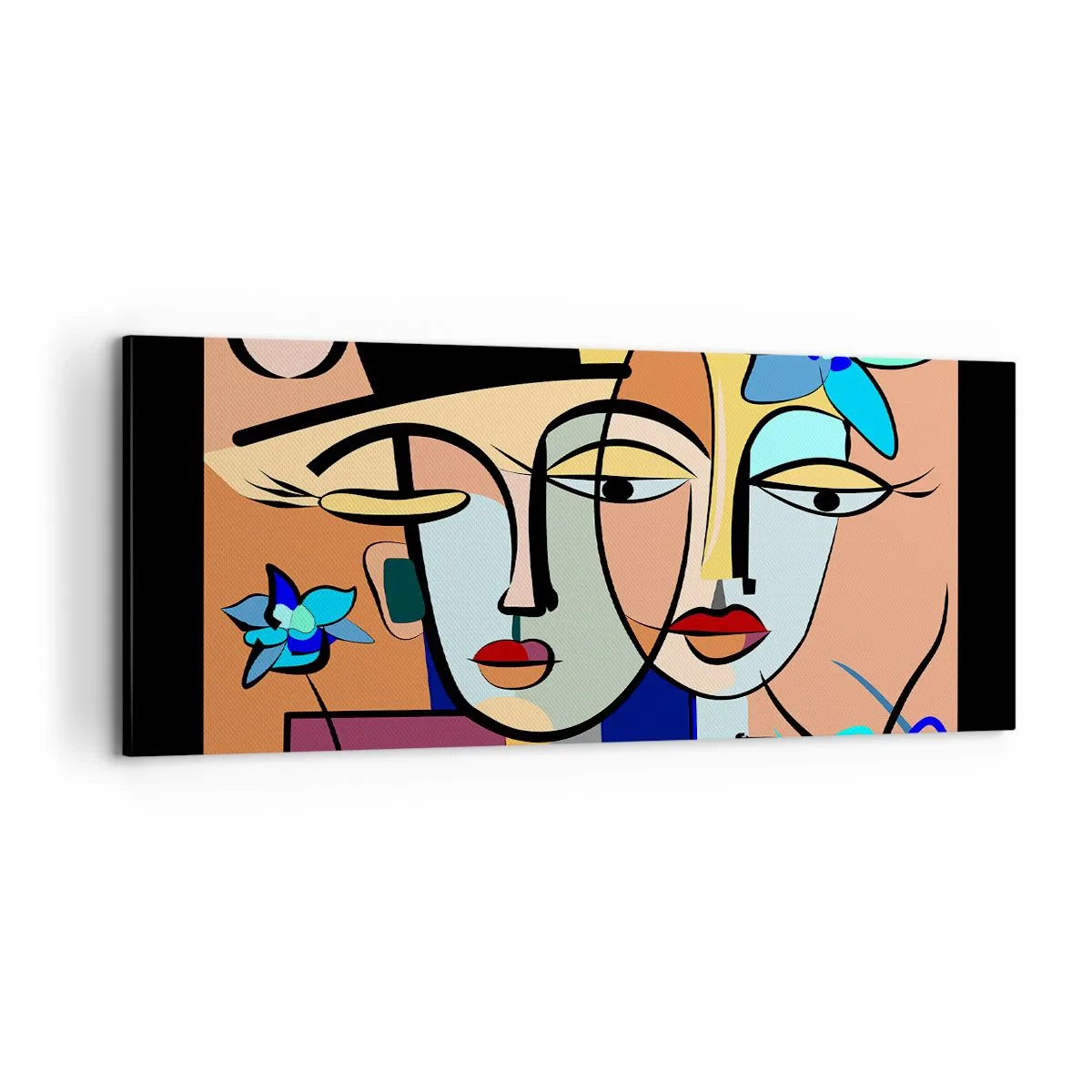 Obraz na plátně - Picassovo randez vous - 100x40 cm