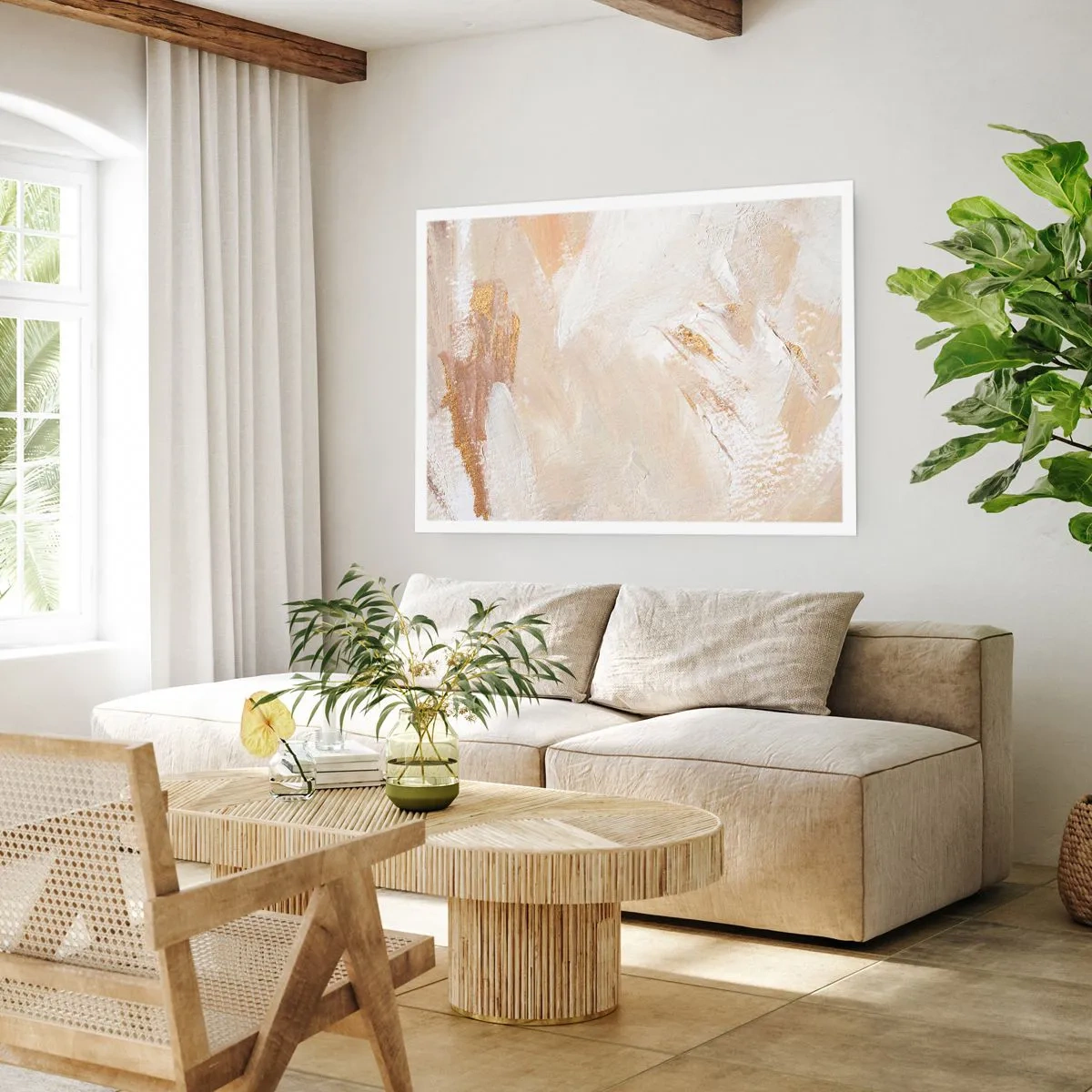 Plakát - Pastelová kompozice - 40x30 cm