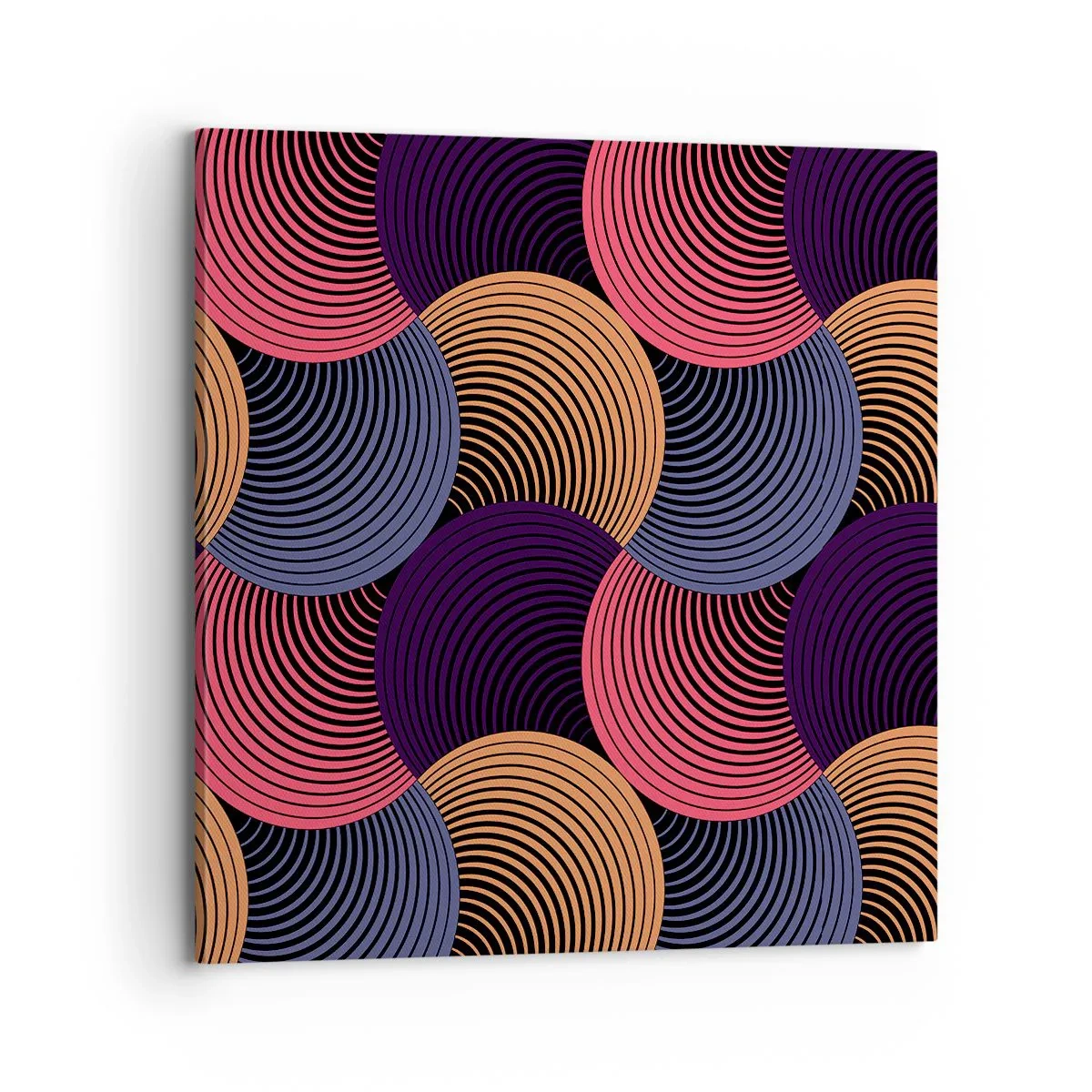 Obraz na plátně - V kruhovém rytmu - 70x70 cm